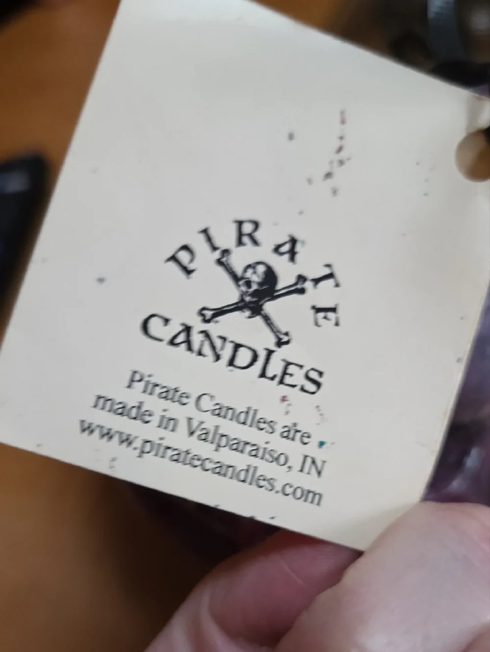 2 Pirate Candles (Pink And Purple)